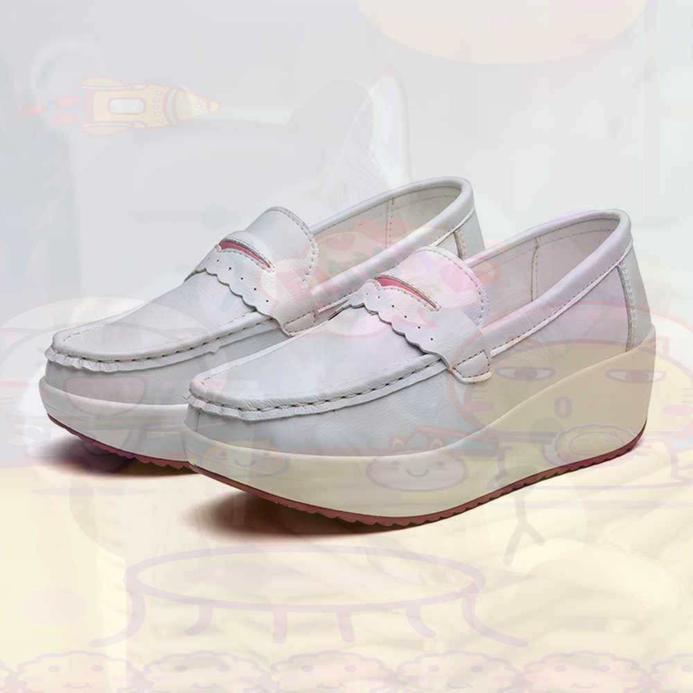 Streetwear Brand Kit - Platform Kış Pembe Spor Ayakkabı Tenis
