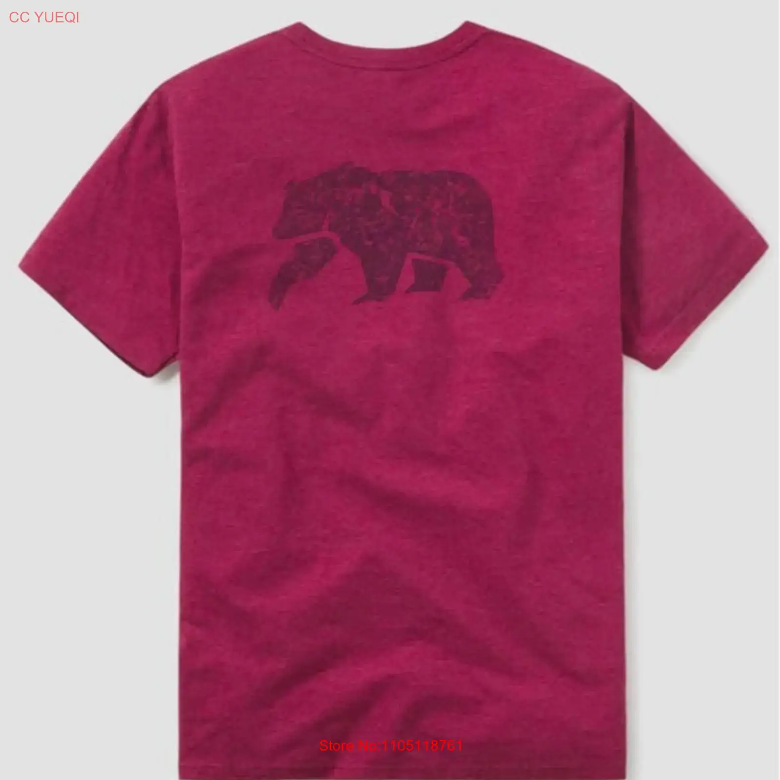 Streetwear Brand Red Logo - Normal Marka Klasik Eskitilmiş Görünümlü Ayı