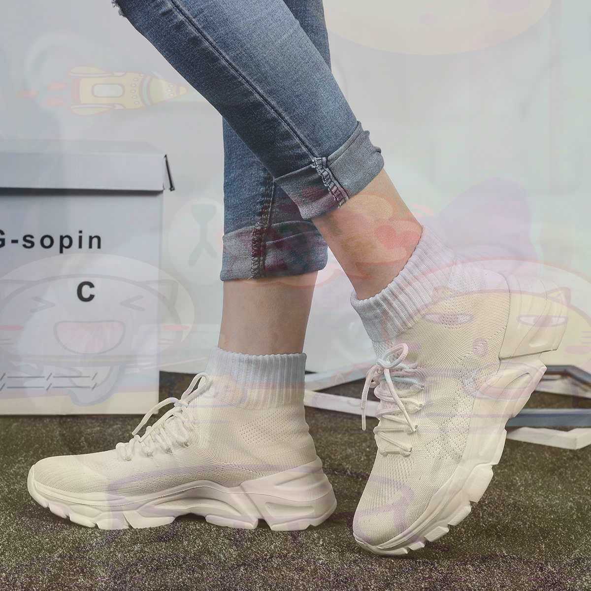 Streetwear Brand Kit - Yüksekliği Artırır Sümer Basketbol Basketbol kadın